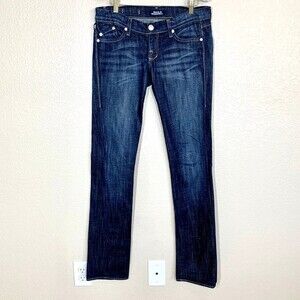 Rock & Republic women jeans Straight Leg Gold Emblems denim  size 27